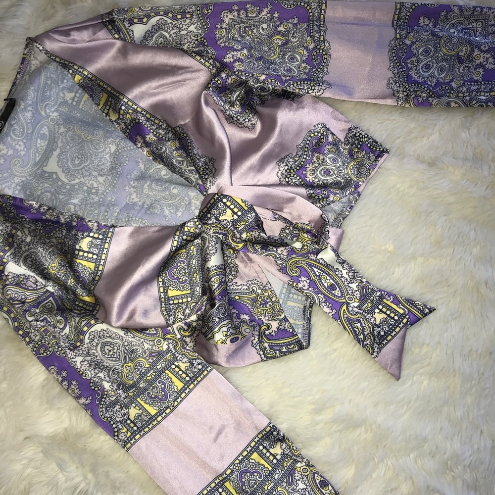 Dressy purple top